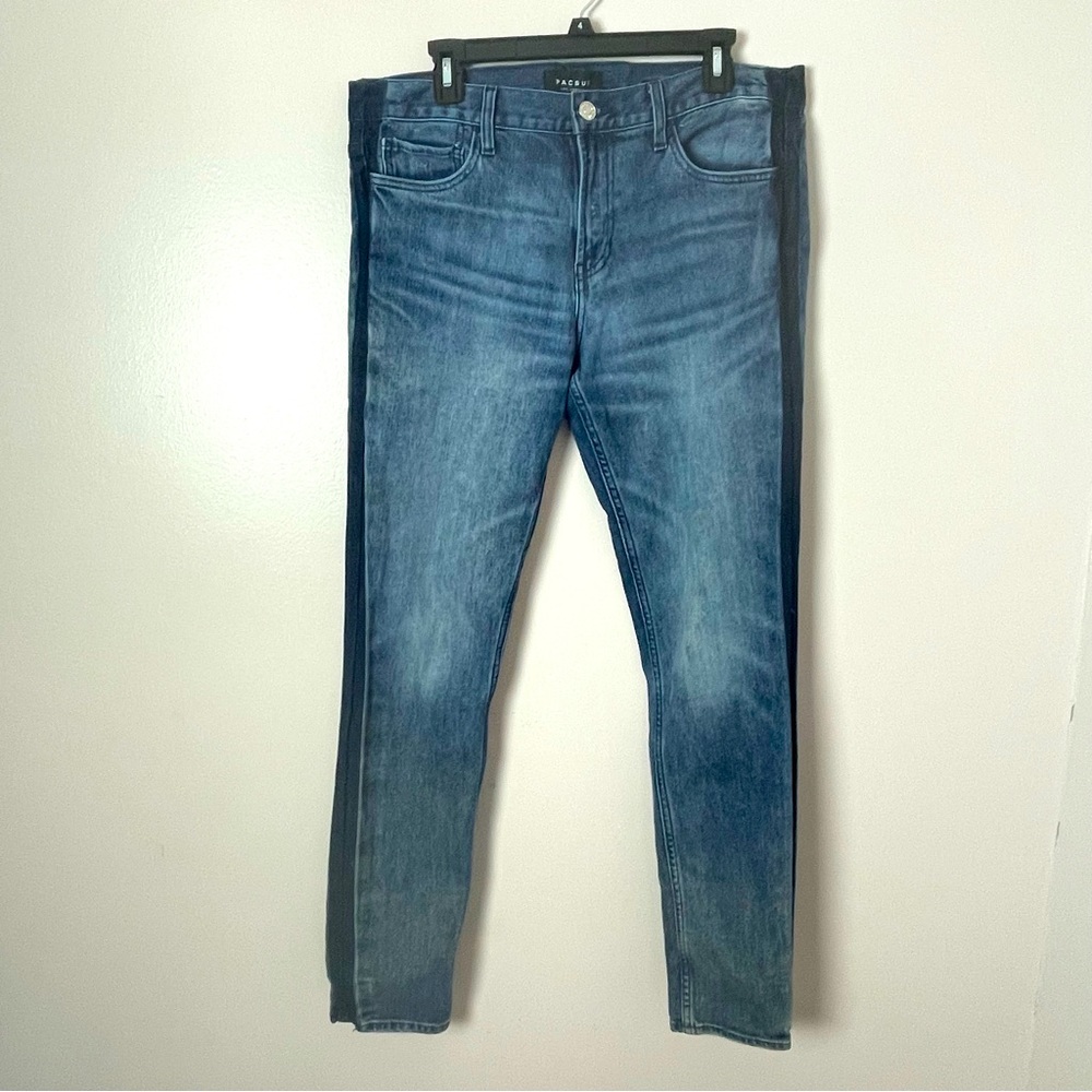 PACSUN Jeans Skinny Comfort Stretch Two Tone 32 x 32 Blue